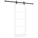 Skydedør ORKDAL 83 x 202 cm Massivt fyrretræ og glas