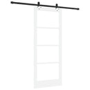 Skydedør ORKDAL 83 x 202 cm Massivt fyrretræ og glas