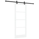 Skydedør ORKDAL 83 x 211 cm Massivt fyrretræ og glas