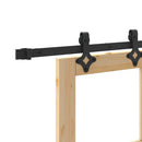 Skydedør ORKDAL 93 x 211 cm Massivt fyrretræ og glas