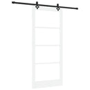 Skydedør ORKDAL 93 x 211 cm Massivt fyrretræ og glas