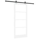 Skydedør ORKDAL 93 x 211 cm Massivt fyrretræ og glas