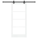 Skydedør ORKDAL 93 x 211 cm Massivt fyrretræ og glas