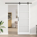 Skydedør ORKDAL 93 x 232 cm Massivt fyrretræ og glas