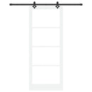 Skydedør ORKDAL 93 x 232 cm Massivt fyrretræ og glas