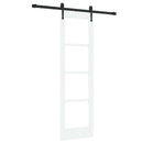 Skydedør ORKDAL 61 x 198,5 cm Massivt fyrretræ og glas Hvid