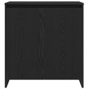 Sideboard med skuffe 3 pcs Sort 70 x 41 x 75 cm Konstrueret træ