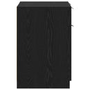 Bord med skuffe Sort eg 133 x 50 x 75 cm Konstrueret træ