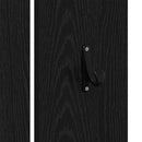 Entremøbelsæt 3 pcs Sort eg 80 x 31 x 40 cm Konstrueret træ