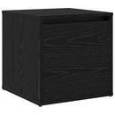 Entremøbelsæt 3 pcs Sort eg 80 x 31 x 40 cm Konstrueret træ