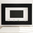 TV-møbelsæt 8 pcs Sort eg 100 x 30 x 30 cm Konstrueret træ