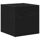 TV-møbelsæt 7 pcs Sort eg 100 x 30 x 30 cm Konstrueret træ