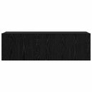 TV-møbelsæt 6 pcs Sort eg 100 x 30 x 30 cm Konstrueret træ