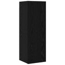 TV-møbelsæt 6 pcs Sort eg 100 x 30 x 30 cm Konstrueret træ