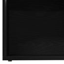Bogreol 3 pcs Sort eg 36 x 30 x 143 cm Konstrueret træ