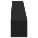 TV-møbelsæt 3 pcs Sort eg 80 x 30 x 30 cm Konstrueret træ