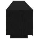 TV-møbelsæt 2 pcs Sort 200 x 35 x 40 cm Konstrueret træ