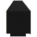 TV-møbelsæt 3 pcs Sort 260 x 35 x 40 cm Konstrueret træ