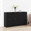 Sideboard 2 pcs Sort eg 60 x 30 x 70 cm Konstrueret træ