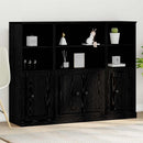 Highboard Sort eg 132 x 35,5 x 103,5 cm Konstrueret træ