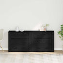 Sideboard med skuffe Sort eg 160 x 33 x 70 cm Konstrueret træ