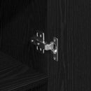 Highboard 2 pcs Sort eg Konstrueret træ