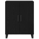 Highboard 2 pcs Sort eg Konstrueret træ