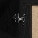 Highboard Sort eg 69,5 x 34 x 180 cm Konstrueret træ