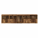 LED Sideboard Gammelt træ 283 x 37 x 67 cm Konstrueret træ
