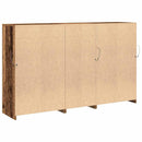 LED Sideboard Gammelt træ 162 x 37 x 100 cm Konstrueret træ