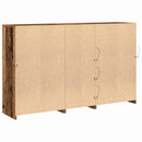 LED Sideboard Gammelt træ 162 x 37 x 100 cm Konstrueret træ