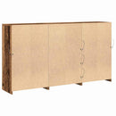 LED Sideboard Gammelt træ 181,5 x 37 x 100 cm Konstrueret træ