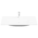 Badeværelsesskabsunder Sort eg 100 x 39 x 62 cm Konstrueret træ