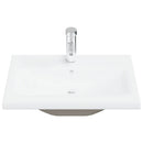 Badeværelsesskabsunder Sort eg 60 x 39 x 62 cm Konstrueret træ