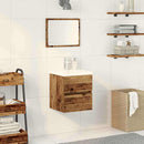 Badeværelsesskabsunder Sort eg 41 x 39 x 62 cm Konstrueret træ