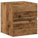Badeværelsesskabsunder Sort eg 41 x 39 x 62 cm Konstrueret træ