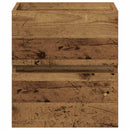 Badeværelsesskabsunder Sort eg 41 x 39 x 62 cm Konstrueret træ