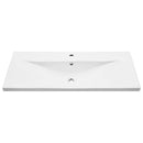 Badeværelsesskabsunder Sort eg 100 x 39 x 62 cm Konstrueret træ