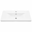 Badeværelsesskabsunder Sort eg 80 x 39 x 62 cm Konstrueret træ