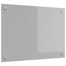 Køkkenbacksplash Lysegrå 70 x 50 cm hærdet glas