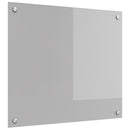 Køkkenbacksplash Lysegrå 70 x 60 cm hærdet glas