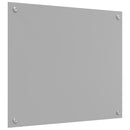 Køkkenbacksplash Lysegrå 70 x 60 cm hærdet glas