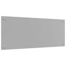Køkkenbacksplash Lysegrå 100 x 40 cm hærdet glas