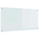Køkkenbacksplash Hvid 120 x 60 cm hærdet glas