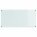Køkkenbacksplash Hvid 120 x 60 cm hærdet glas