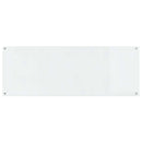 Køkkenbacksplash Transparent 110 x 40 cm hærdet glas