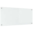 Køkkenbacksplash Transparent 110 x 50 cm hærdet glas