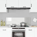 Køkkenbacksplash Transparent 120 x 40 cm hærdet glas