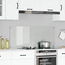 Køkkenbacksplash Transparent 120 x 50 cm hærdet glas
