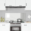 Køkkenbacksplash Transparent 120 x 50 cm hærdet glas